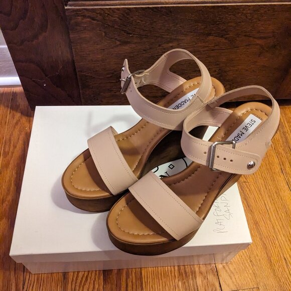 Steve Madden Candis Lea Platform Sandals - Picture 1 of 5